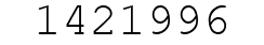 Number 1421996.