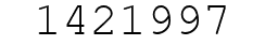Number 1421997.