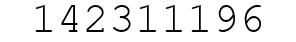 Number 142311196.