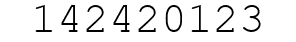 Number 142420123.