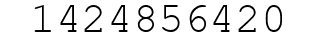 Number 1424856420.