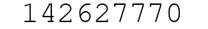 Number 142627770.