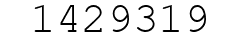 Number 1429319.