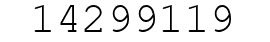 Number 14299119.