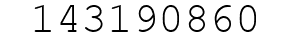 Number 143190860.