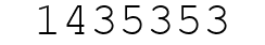 Number 1435353.
