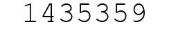 Number 1435359.