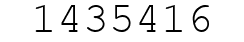 Number 1435416.