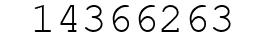 Number 14366263.