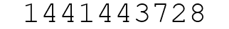 Number 1441443728.