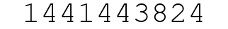 Number 1441443824.
