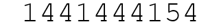 Number 1441444154.