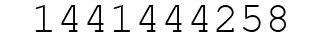 Number 1441444258.