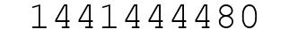 Number 1441444480.