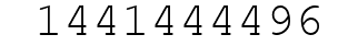 Number 1441444496.