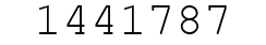 Number 1441787.