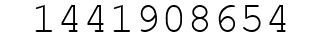 Number 1441908654.