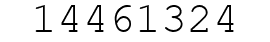 Number 14461324.