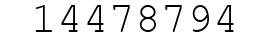 Number 14478794.