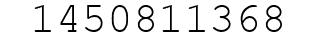 Number 1450811368.