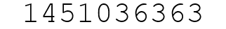 Number 1451036363.