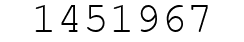 Number 1451967.