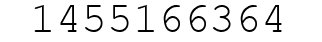 Number 1455166364.