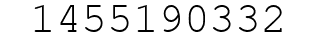 Number 1455190332.