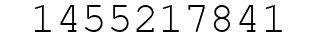 Number 1455217841.