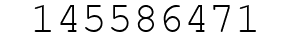 Number 145586471.