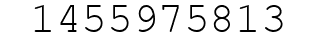 Number 1455975813.