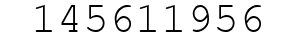 Number 145611956.