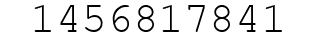 Number 1456817841.
