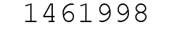 Number 1461998.