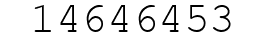 Number 14646453.