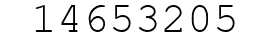 Number 14653205.