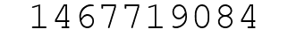 Number 1467719084.
