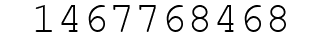 Number 1467768468.