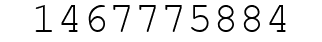 Number 1467775884.