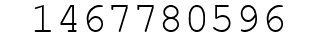 Number 1467780596.