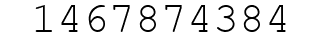 Number 1467874384.