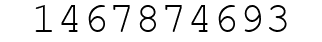 Number 1467874693.