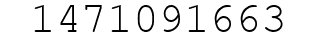 Number 1471091663.