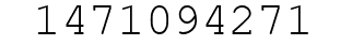 Number 1471094271.
