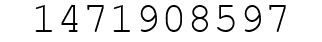 Number 1471908597.
