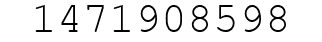 Number 1471908598.