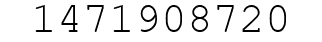 Number 1471908720.