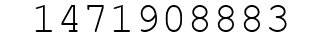 Number 1471908883.