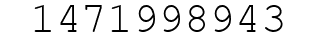 Number 1471998943.