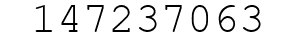 Number 147237063.